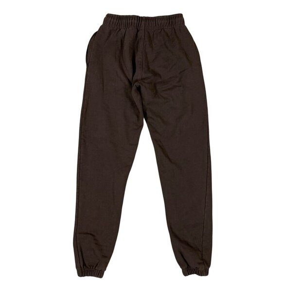 Seventh Earth Studios Brown Jogger Pants S Soft Fleece Streetwear Loungewear - Picture 3 of 7